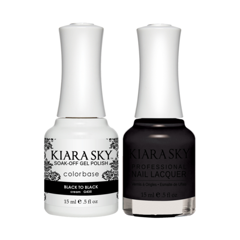 KIARA SKY Matchmaker 15ml - Black To Black 435